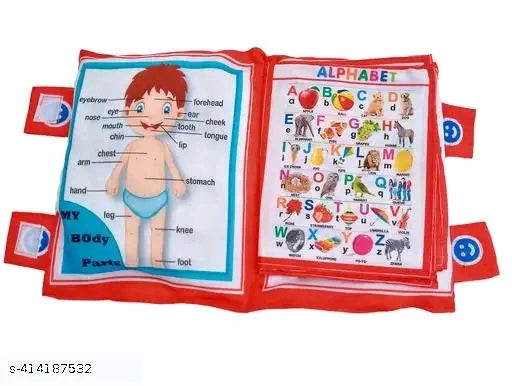 Kids Alphabet Learning Pillow Book – Soft Educational Cushion Toy for Toddlers (Age 1-5 Years)