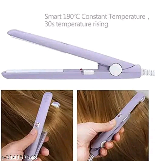 Mini Hair Straightener for Women – Portable Ceramic Hair Straightening Iron for Travel & Daily Styling