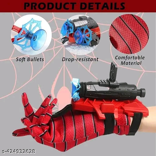 Spider Web Shooter Glove for Kids – Superhero Launcher Toy Set with Spider Gloves