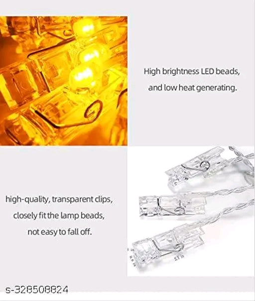 Star LED String Lights 3M – Warm White Decorative Fairy Lights for Home, Bedroom & Festival Decoration