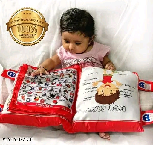 Kids Alphabet Learning Pillow Book – Soft Educational Cushion Toy for Toddlers (Age 1-5 Years)
