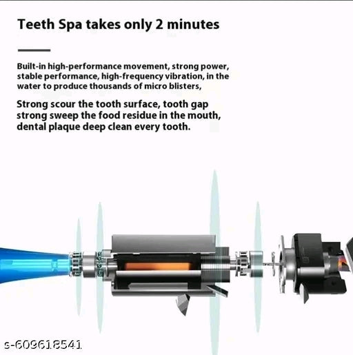 Premium Electric Toothbrush with 2 Extra Brush Heads & Battery – Deep Cleaning Soft Bristles Tooth Brush for Adults & Kids