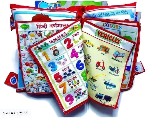 Kids Alphabet Learning Pillow Book – Soft Educational Cushion Toy for Toddlers (Age 1-5 Years)