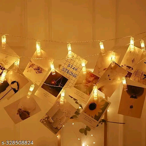 Star LED String Lights 3M – Warm White Decorative Fairy Lights for Home, Bedroom & Festival Decoration