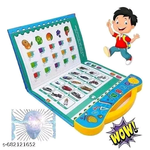 Kids Interactive Talking Study Book – English Letters, Words, Numbers & Phonics Learning Educational Toy for Toddlers