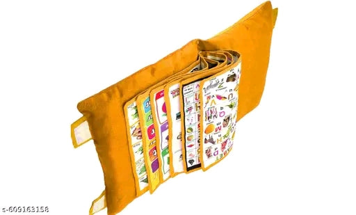 Kids Learning Pillow Book – Soft Washable Educational Cushion Toy for Toddlers (Age 1-5 Years)
