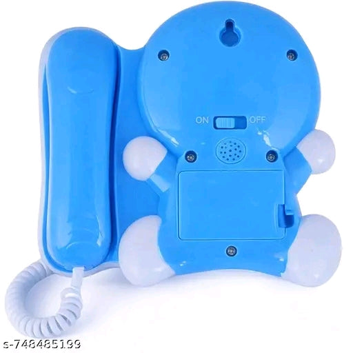 Cartoon Kids Toy Phone with Sound & Keypad | Cute Musical Landline Toy for Children | Fun Learning & Role Play Toy